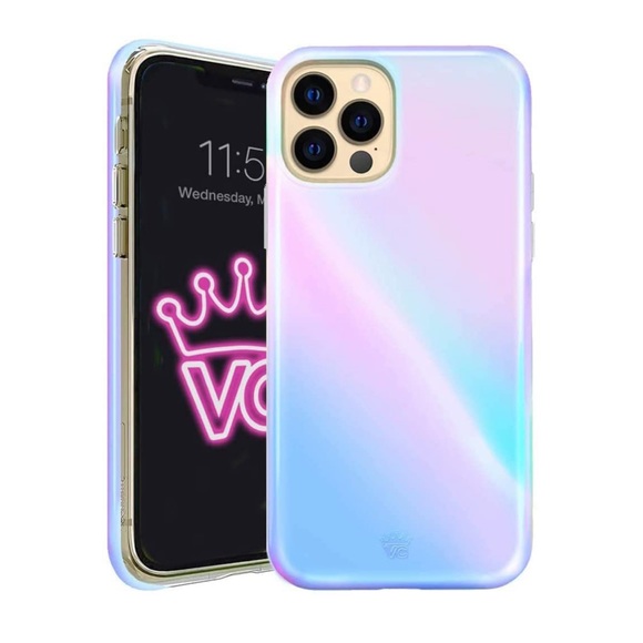 VELVET CAVIAR Iridescent Shimmer Nebula MagSafe iPhone 12 13 PRO MAX Case - Picture 4 of 15